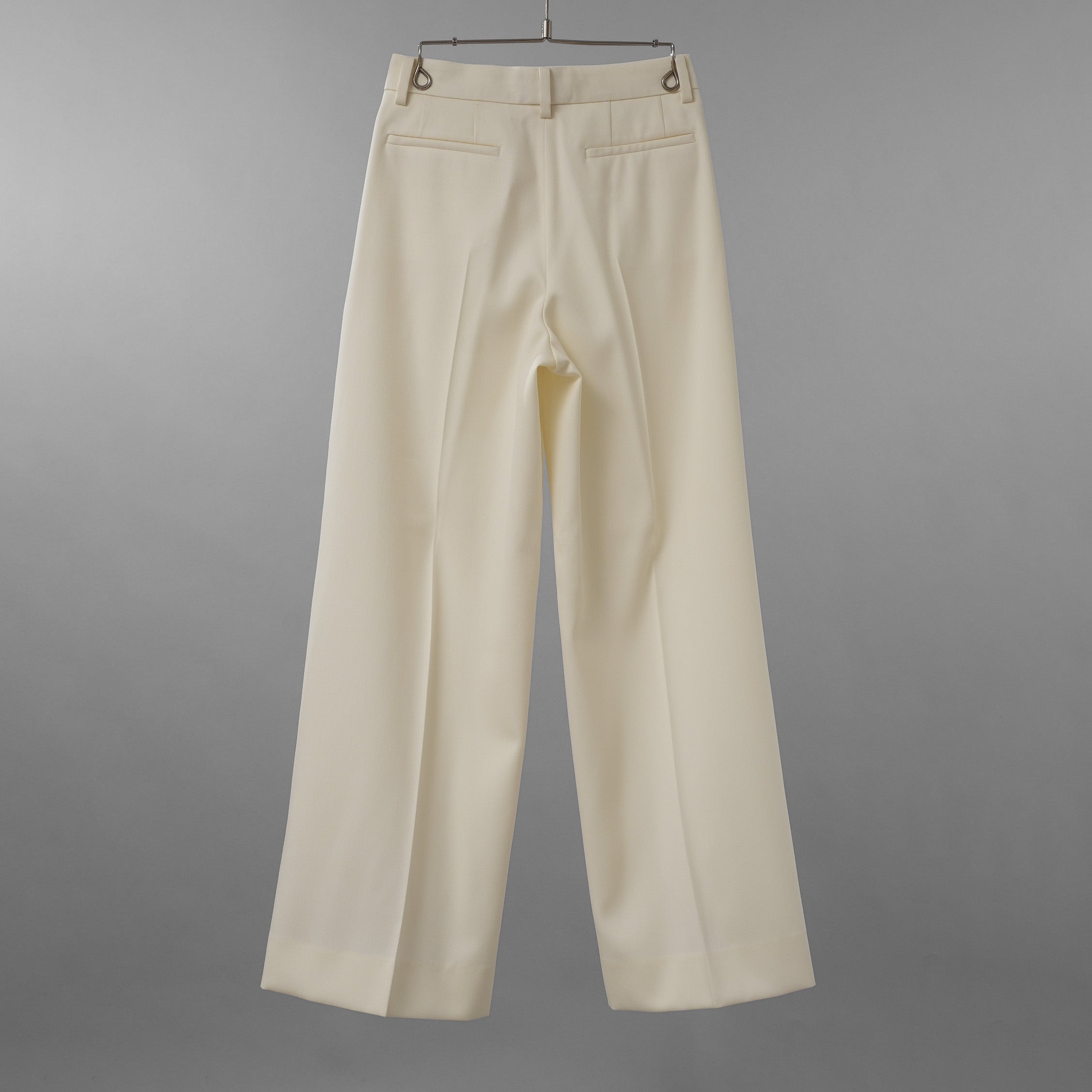 KANAKO SAKAI カナコ サカイ / 美品 24SS Wool Wide Trousers トラウザー スラックス パンツ / KS2401063 / size 36 (IVORYWHITE) レディース 352024-izm