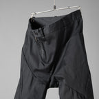 LEON EMANUEL BLANCK レオン エマニュエル ブランク / Distortion Fitted Long Pants. パンツ / DIS-M-FLP-01. / size 46 (BLACK)
