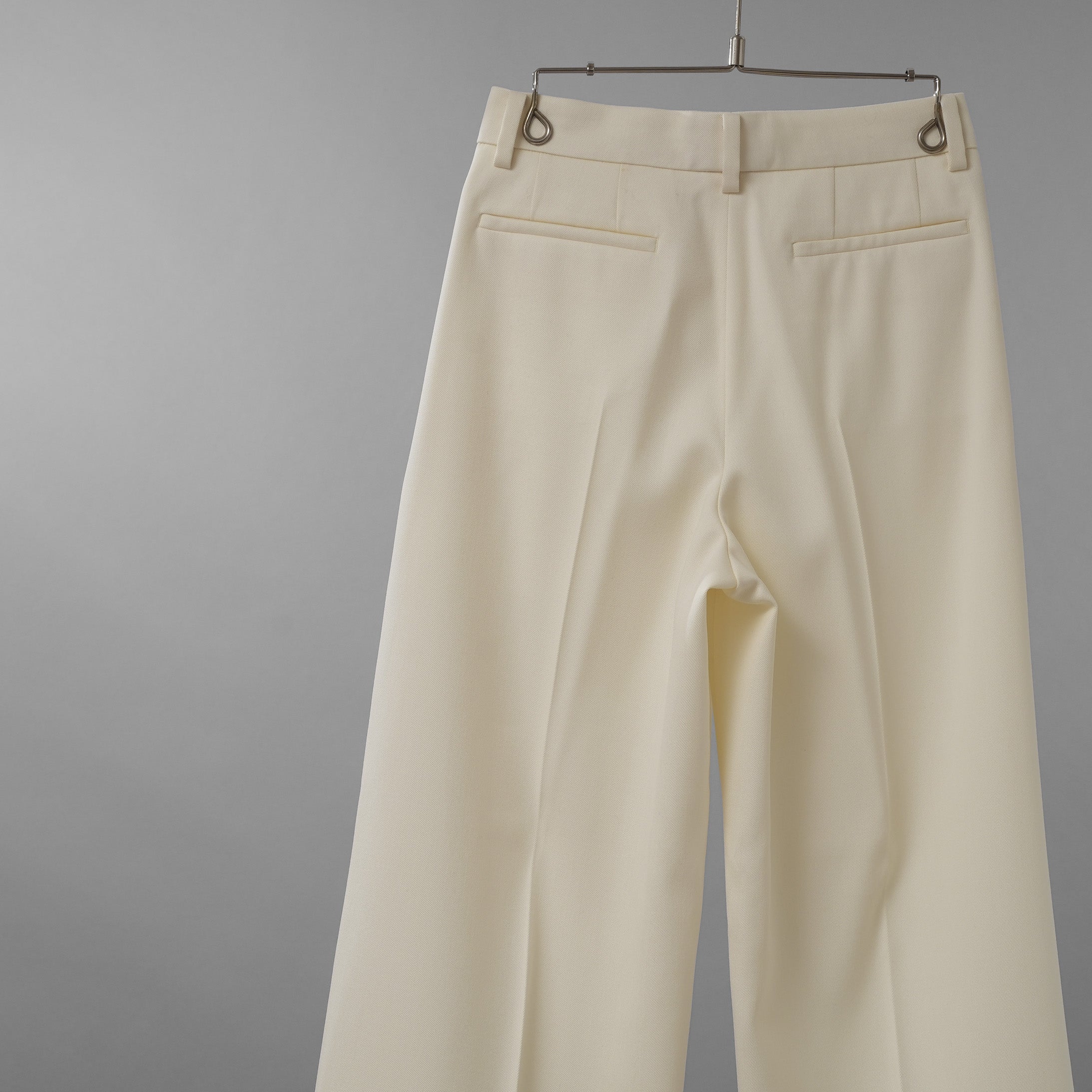 KANAKO SAKAI カナコ サカイ / 美品 24SS Wool Wide Trousers トラウザー スラックス パンツ / KS2401063 / size 36 (IVORYWHITE) レディース 352024-izm