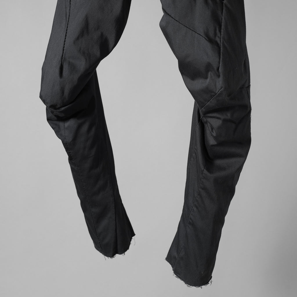 LEON EMANUEL BLANCK レオン エマニュエル ブランク / Distortion Fitted Long Pants. パンツ / DIS-M-FLP-01. / size 46 (BLACK)