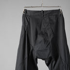 LEON EMANUEL BLANCK レオン エマニュエル ブランク / Distortion Fitted Long Pants. パンツ / DIS-M-FLP-01. / size 46 (BLACK)