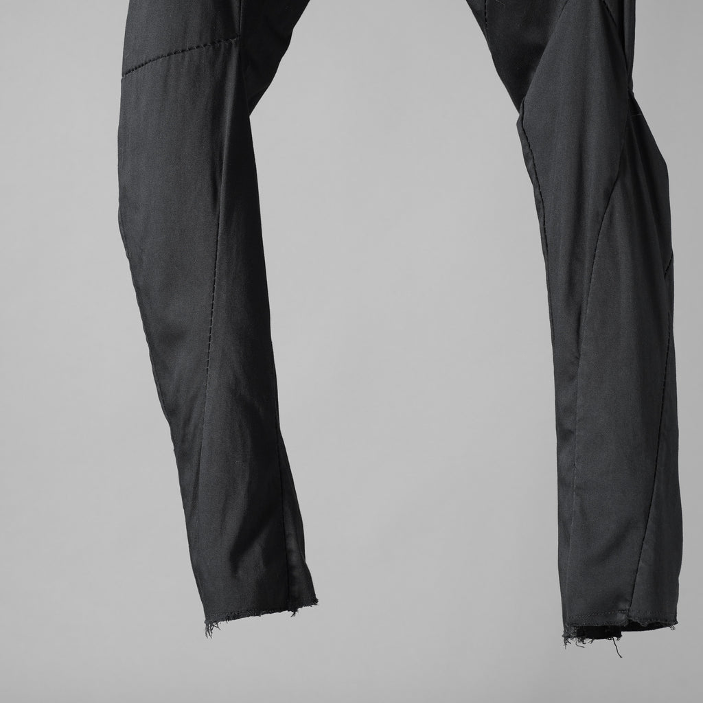 LEON EMANUEL BLANCK レオン エマニュエル ブランク / Distortion Fitted Long Pants. パンツ / DIS-M-FLP-01. / size 46 (BLACK)