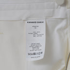 KANAKO SAKAI カナコ サカイ / 美品 24SS Wool Wide Trousers トラウザー スラックス パンツ / KS2401063 / size 36 (IVORYWHITE) レディース 352024-izm