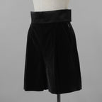 FENDI フェンディ / 美品 21AW シルク ベルベット ショートパンツ / FR6353 AJ08 / size 40 (BLACK) レディース 352023-izm