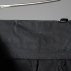 LEON EMANUEL BLANCK レオン エマニュエル ブランク / Distortion Fitted Long Pants. パンツ / DIS-M-FLP-01. / size 46 (BLACK)