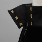 FENDI フェンディ / 美品 21AW シルク ベルベット ショートパンツ / FR6353 AJ08 / size 40 (BLACK) レディース 352023-izm
