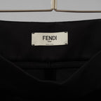 FENDI フェンディ / 美品 21AW シルク ベルベット ショートパンツ / FR6353 AJ08 / size 40 (BLACK) レディース 352023-izm