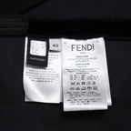 FENDI フェンディ / 美品 21AW シルク ベルベット ショートパンツ / FR6353 AJ08 / size 40 (BLACK) レディース 352023-izm