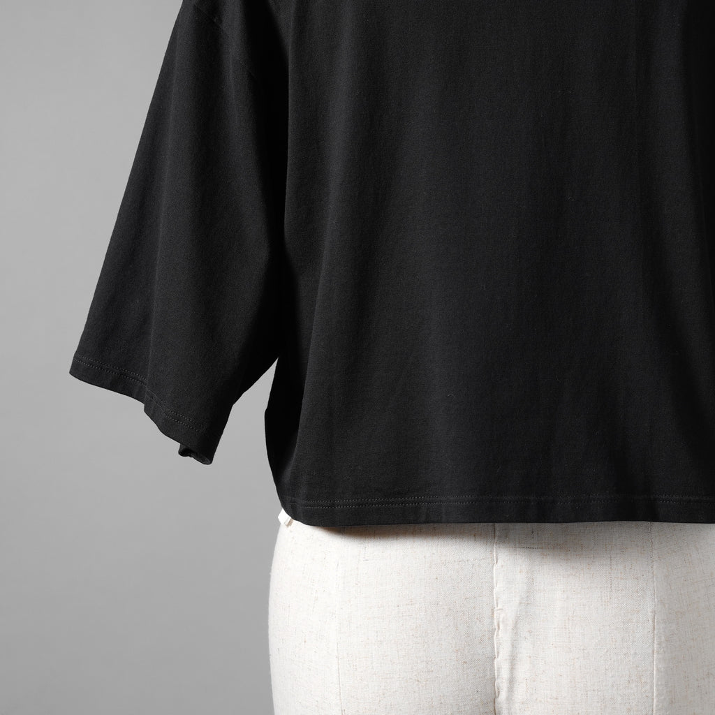 CELINE セリーヌ / 22SS 美品 エディ期 トリオンフ ロゴ クロップド Tシャツ / 2X871501F / size S (BLACK) レディース