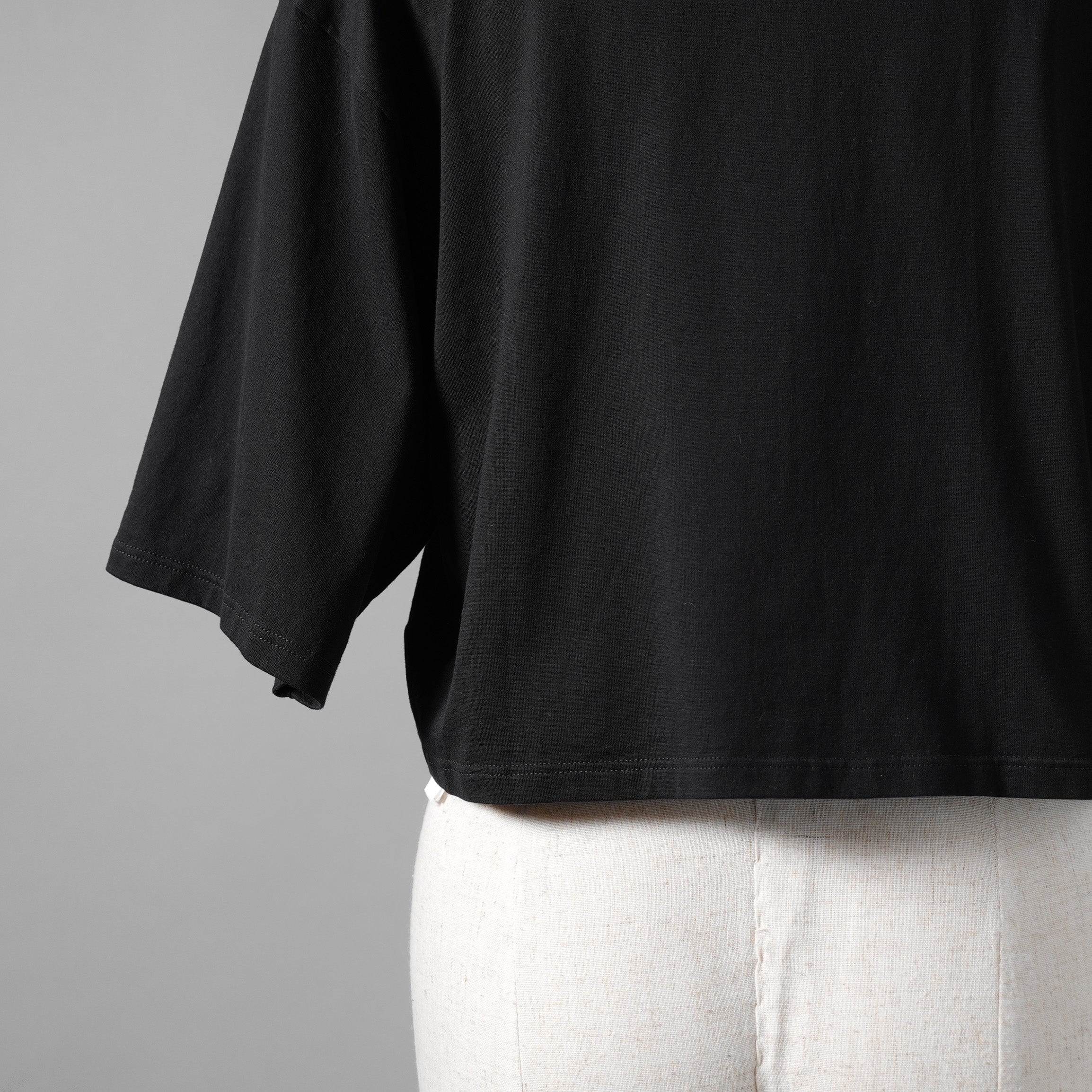 CELINE セリーヌ / 22SS 美品 エディ期 トリオンフ ロゴ クロップド Tシャツ / 2X871501F / size S (BLACK) レディース