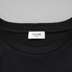 CELINE セリーヌ / 22SS 美品 エディ期 トリオンフ ロゴ クロップド Tシャツ / 2X871501F / size S (BLACK) レディース
