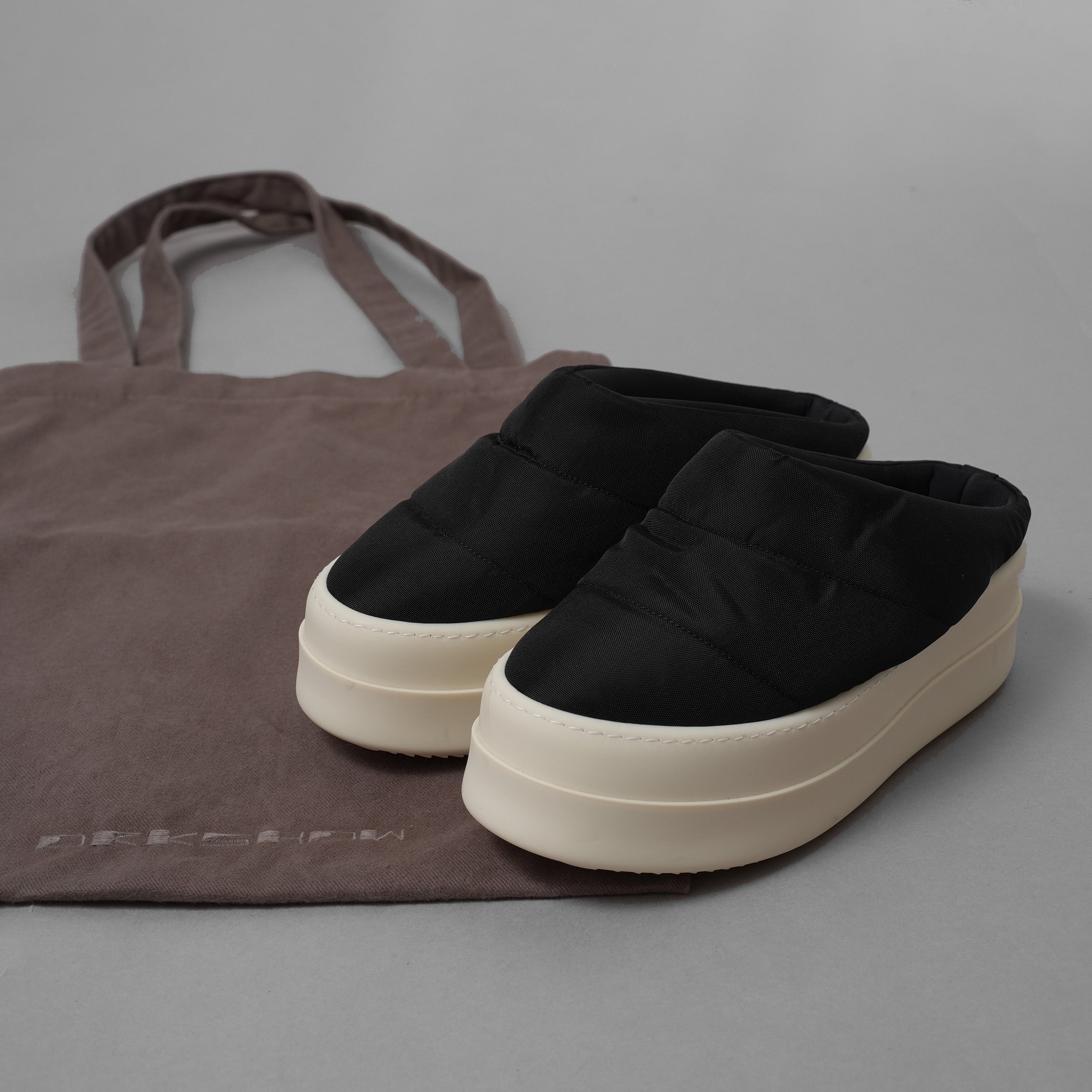 Rick Owens DRKSHDW ダークシャドウ / 美品 24AW Concordians Mega Bumper Slip On Lunar スリッポン シューズ / 76654 / size 40 (BLACK) 3520027-in-ue
