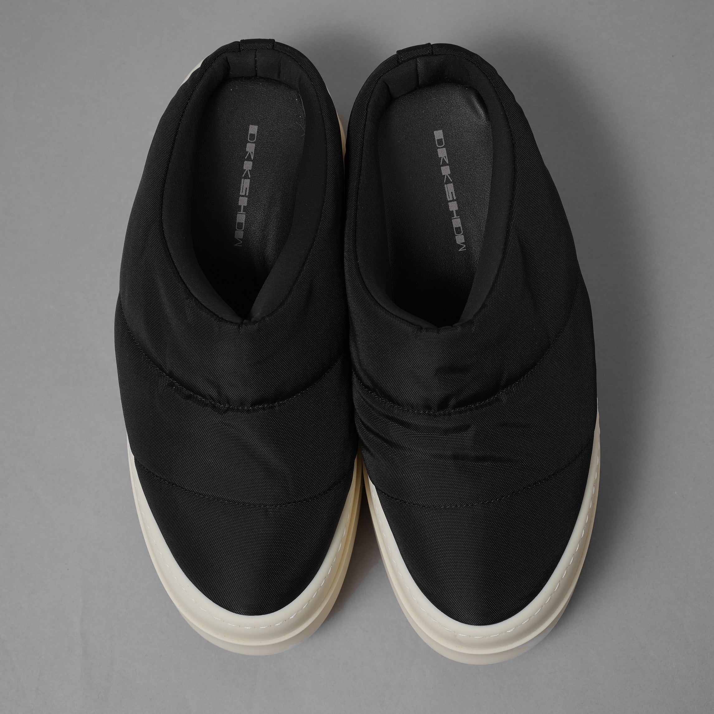 Rick Owens DRKSHDW ダークシャドウ / 美品 24AW Concordians Mega Bumper Slip On Lunar スリッポン シューズ / 76654 / size 40 (25cm) BLACK 3520027-in-ue