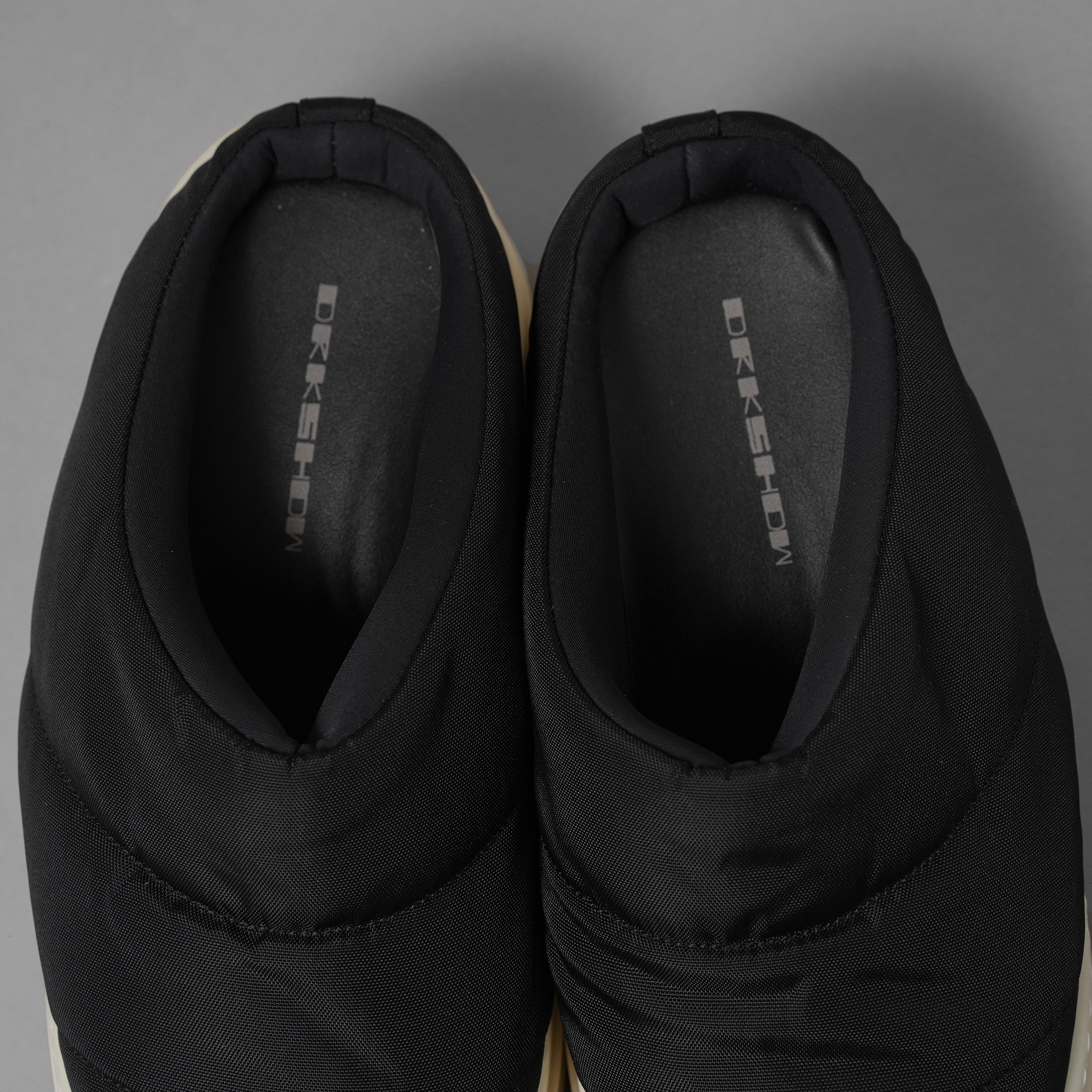 Rick Owens DRKSHDW ダークシャドウ / 美品 24AW Concordians Mega Bumper Slip On Lunar スリッポン シューズ / 76654 / size 40 (25cm) BLACK 3520027-in-ue