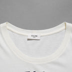 CELINE セリーヌ / 21SS 美品 アンカー 70’S クルーネック 半袖Tシャツ/  2X585114L  / size S  (IVORY) レディース