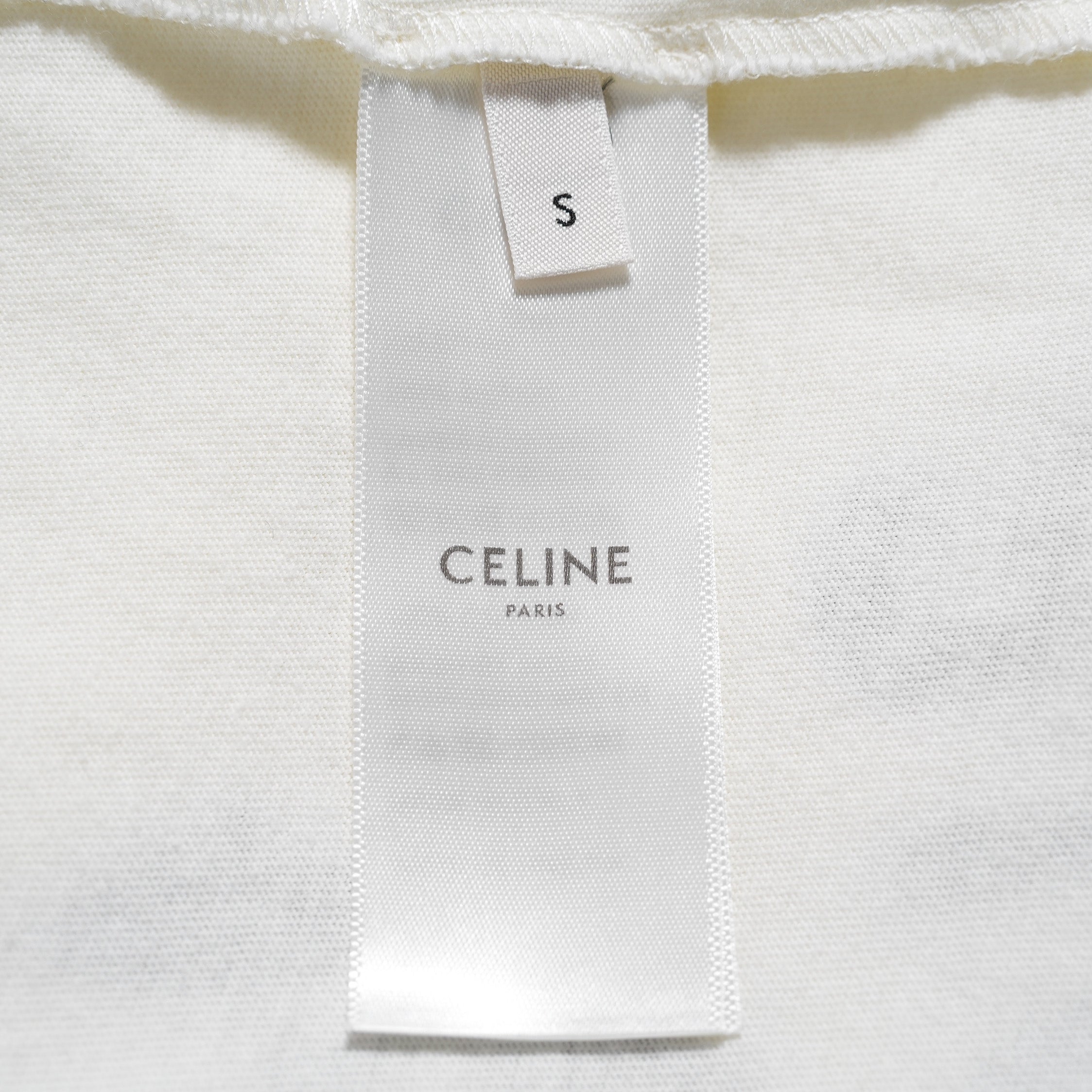 CELINE セリーヌ / 21SS 美品 アンカー 70’S クルーネック 半袖Tシャツ/  2X585114L  / size S  (IVORY) レディース