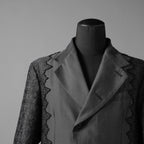 meagratia メアグラーティア / 25AW 美品 Lace jacquard JKT レース ジャガード ジャケット / 25283-01012 / size 2 (GRAY)