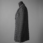meagratia メアグラーティア / 25AW 美品 Lace jacquard JKT レース ジャガード ジャケット / 25283-01012 / size 2 (GRAY)