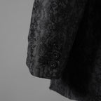 meagratia メアグラーティア / 25AW 美品 Lace jacquard JKT レース ジャガード ジャケット / 25283-01012 / size 2 (GRAY)
