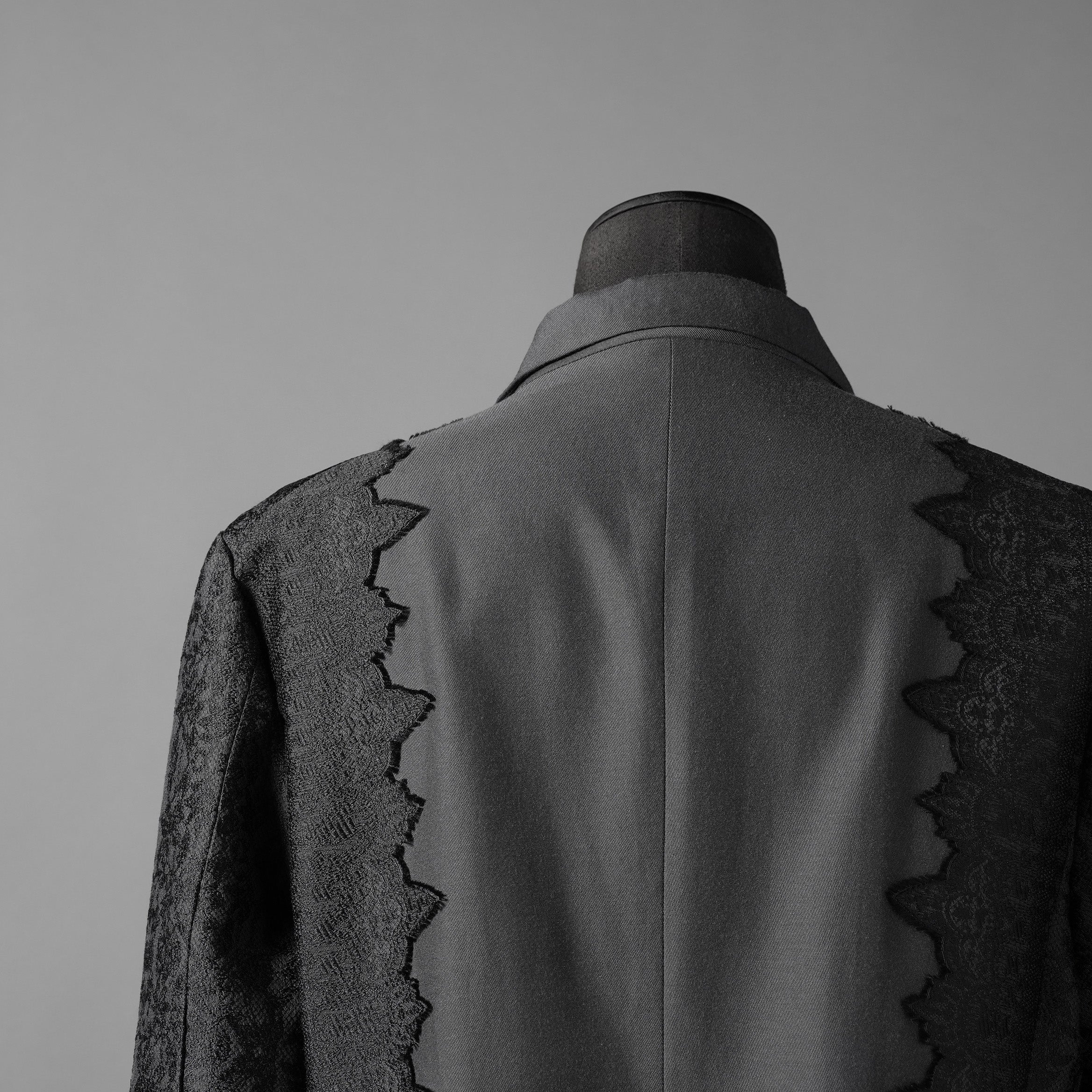 meagratia メアグラーティア / 25AW 美品 Lace jacquard JKT レース ジャガード ジャケット / 25283-01012 / size 2 (GRAY)