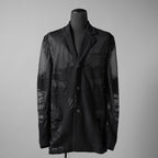 DIESEL ディーゼル / 24SS 美品 J-REG シースルージャケット / A13877-0LKAK-9XXA / size 46 (BLACK)