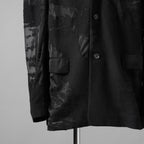 DIESEL ディーゼル / 24SS 美品 J-REG シースルージャケット / A13877-0LKAK-9XXA / size 46 (BLACK)