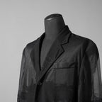DIESEL ディーゼル / 24SS 美品 J-REG シースルージャケット / A13877-0LKAK-9XXA / size 46 (BLACK)