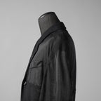 DIESEL ディーゼル / 24SS 美品 J-REG シースルージャケット / A13877-0LKAK-9XXA / size 46 (BLACK)