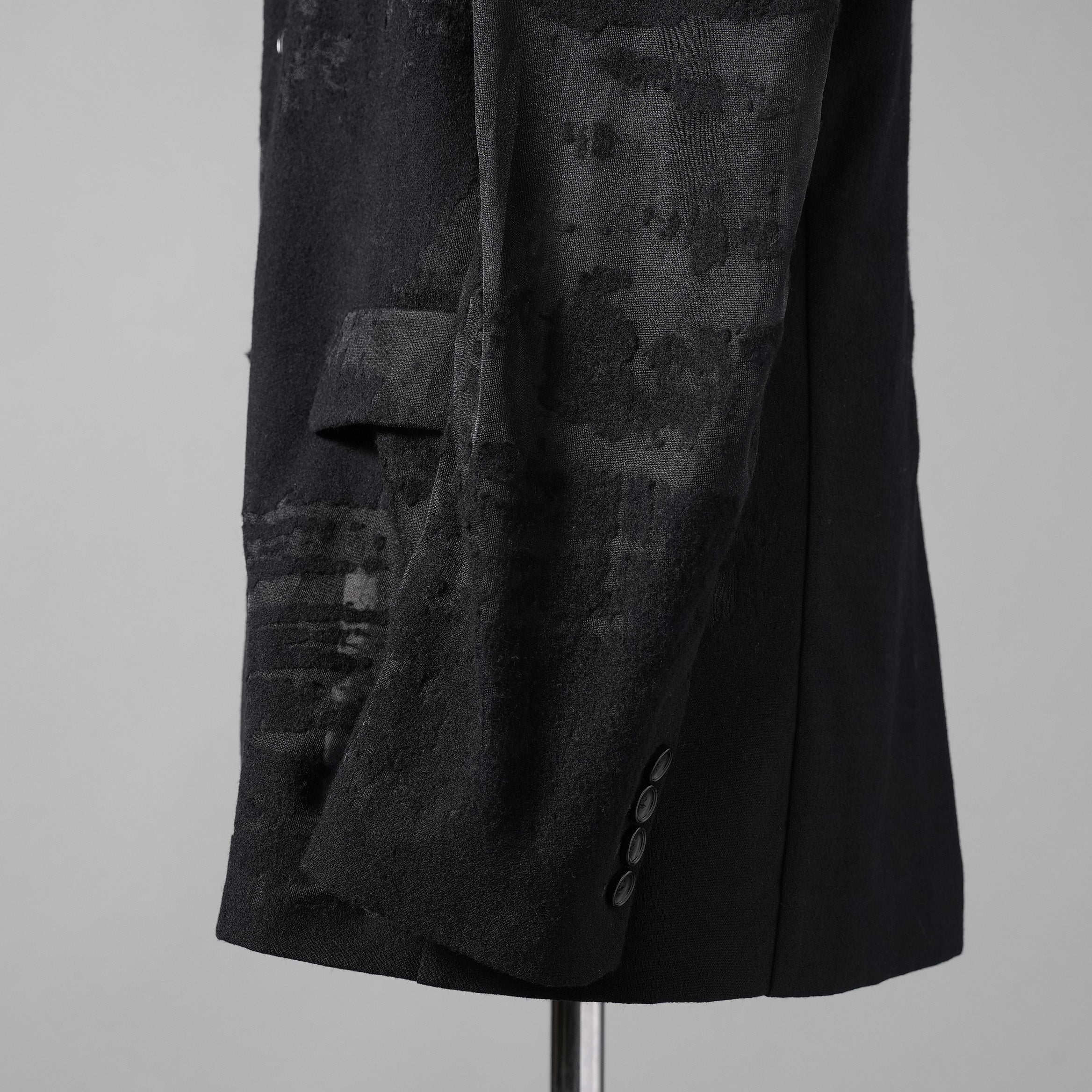 DIESEL ディーゼル / 24SS 美品 J-REG シースルージャケット / A13877-0LKAK-9XXA / size 46 (BLACK)