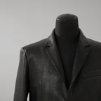 新品 ISAMU KATAYAMA BACKLASH イサムカタヤマ バックラッシュ / 23AW MARYAMイタリーキップ シュリンク / レザー テーラード ジャケット / 2010-03 / size M 123009-alm