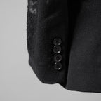 DIESEL ディーゼル / 24SS 美品 J-REG シースルージャケット / A13877-0LKAK-9XXA / size 46 (BLACK)