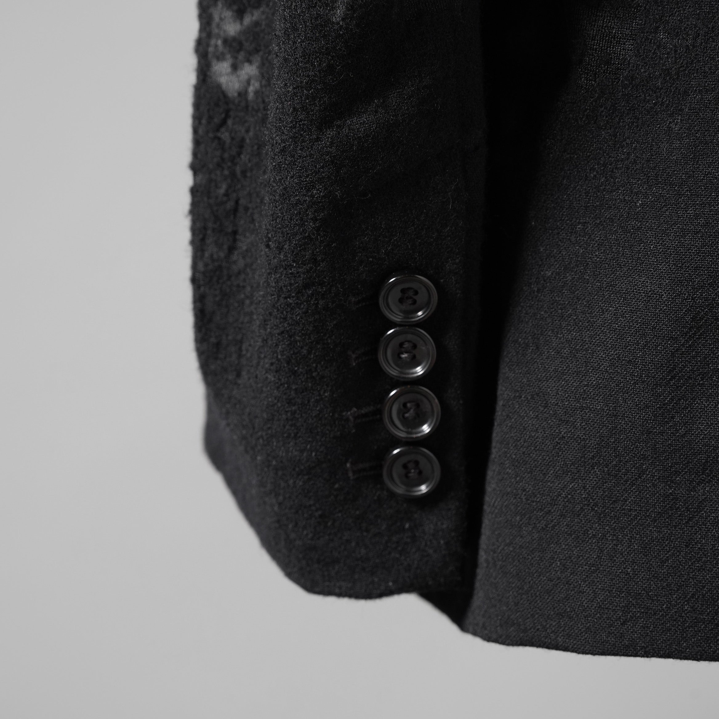 DIESEL ディーゼル / 24SS 美品 J-REG シースルージャケット / A13877-0LKAK-9XXA / size 46 (BLACK)