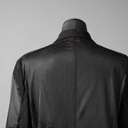 DIESEL ディーゼル / 24SS 美品 J-REG シースルージャケット / A13877-0LKAK-9XXA / size 46 (BLACK)