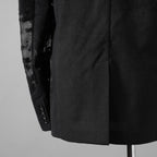 DIESEL ディーゼル / 24SS 美品 J-REG シースルージャケット / A13877-0LKAK-9XXA / size 46 (BLACK)