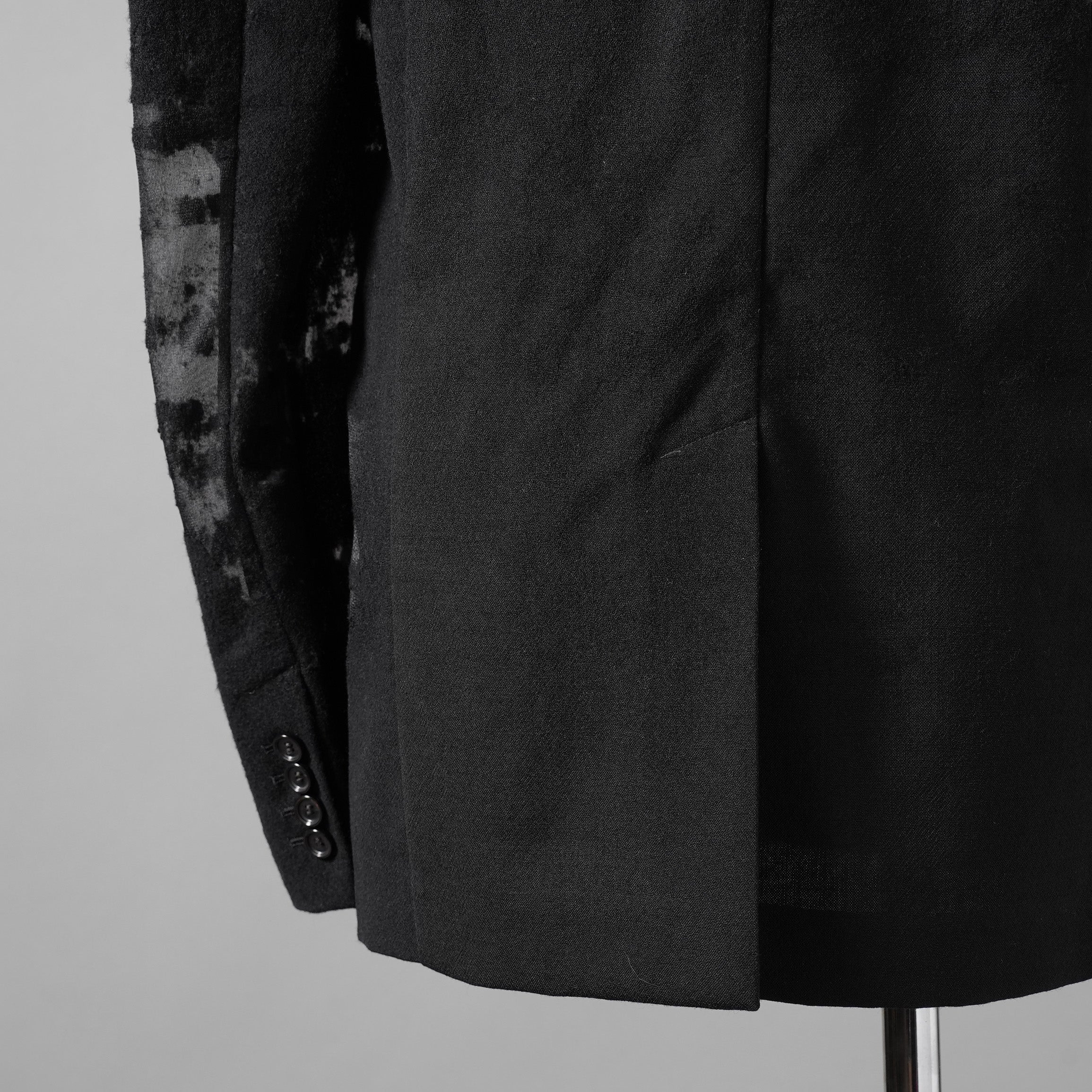 DIESEL ディーゼル / 24SS 美品 J-REG シースルージャケット / A13877-0LKAK-9XXA / size 46 (BLACK)