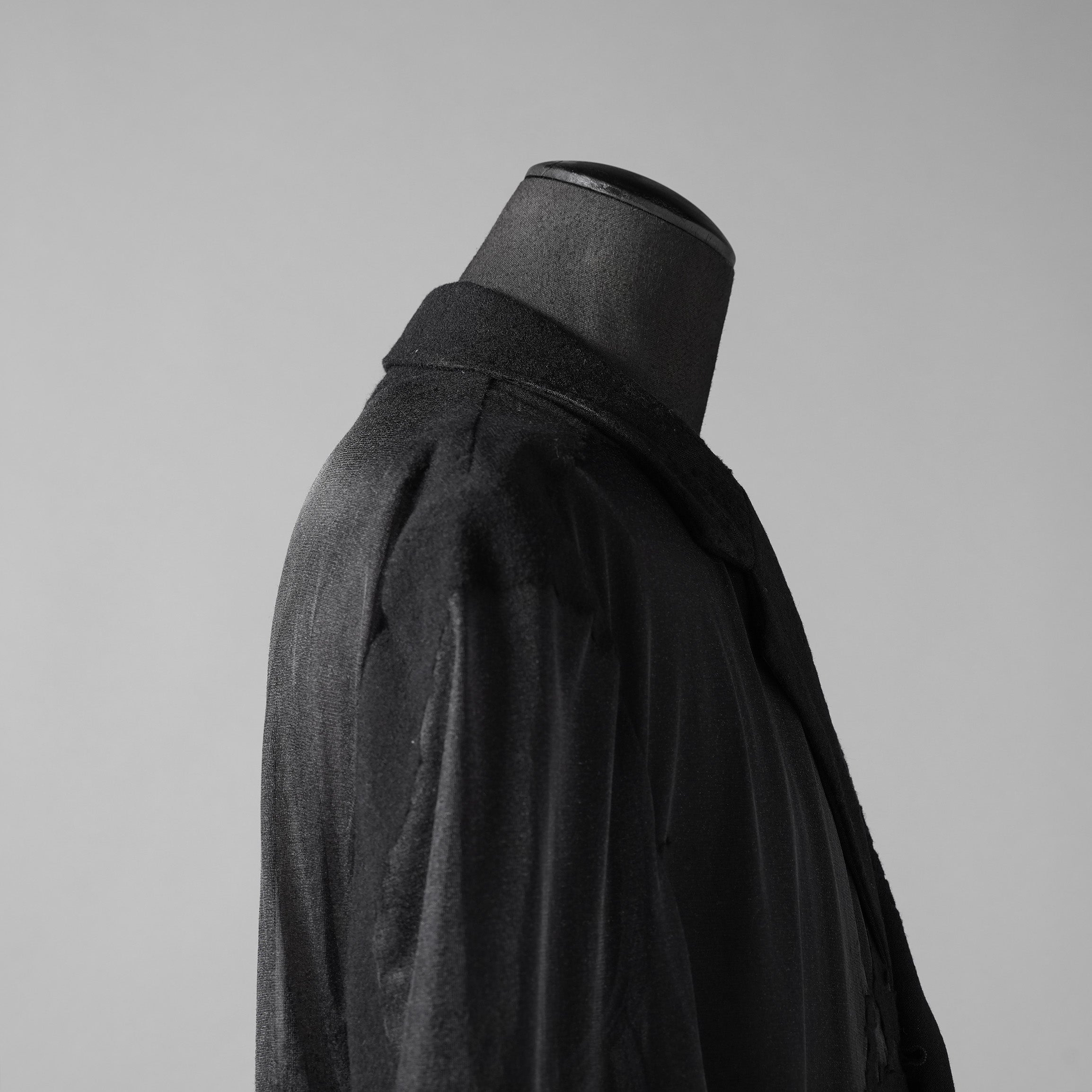DIESEL ディーゼル / 24SS 美品 J-REG シースルージャケット / A13877-0LKAK-9XXA / size 46 (BLACK)