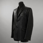 新品 ISAMU KATAYAMA BACKLASH イサムカタヤマ バックラッシュ / 23AW MARYAMイタリーキップ シュリンク / レザー テーラード ジャケット / 2010-03 / size M 123009-alm