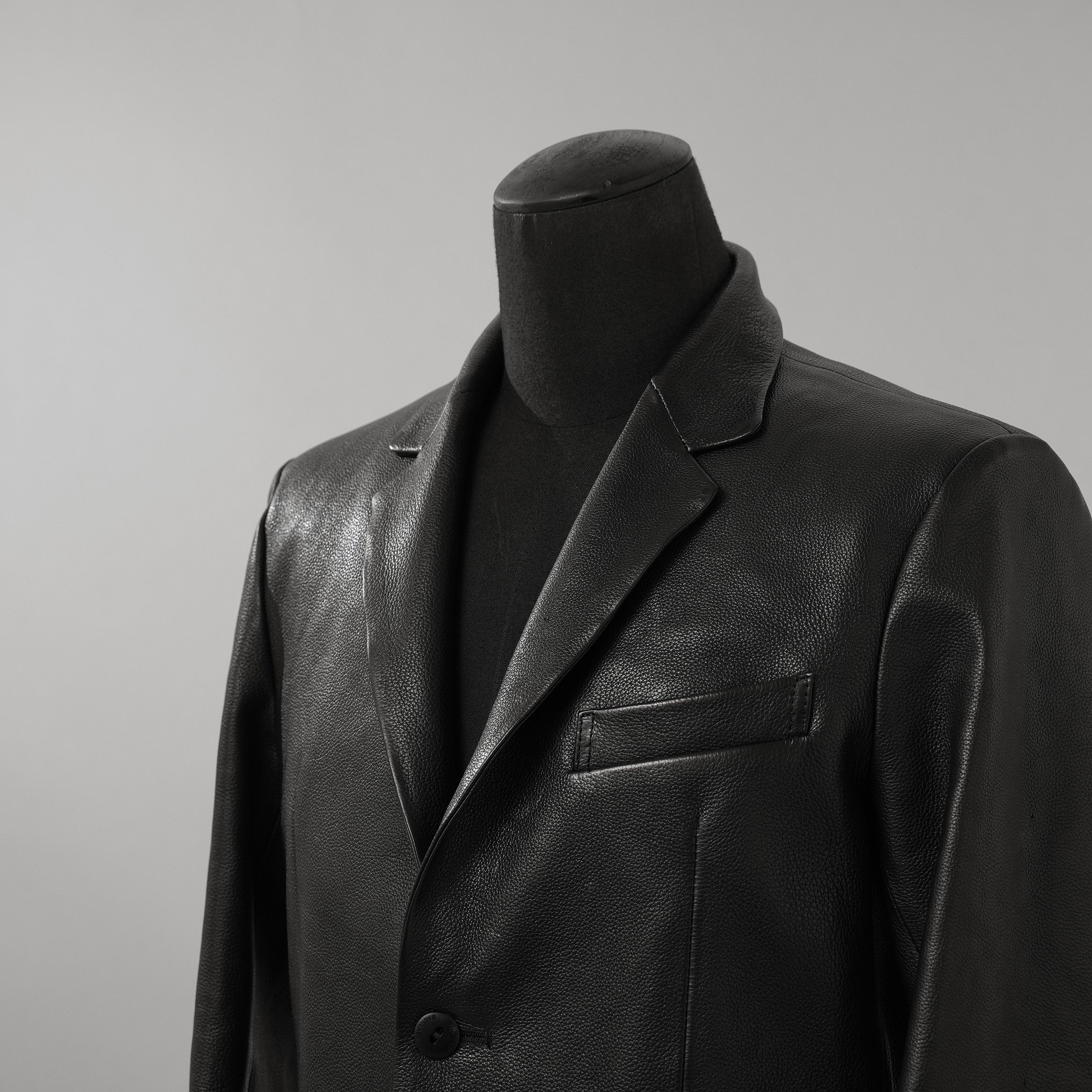 新品 ISAMU KATAYAMA BACKLASH イサムカタヤマ バックラッシュ / 23AW MARYAMイタリーキップ シュリンク / レザー テーラード ジャケット / 2010-03 / size M 123009-alm