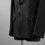 新品 ISAMU KATAYAMA BACKLASH イサムカタヤマ バックラッシュ / 23AW MARYAMイタリーキップ シュリンク / レザー テーラード ジャケット / 2010-03 / size M 123009-alm