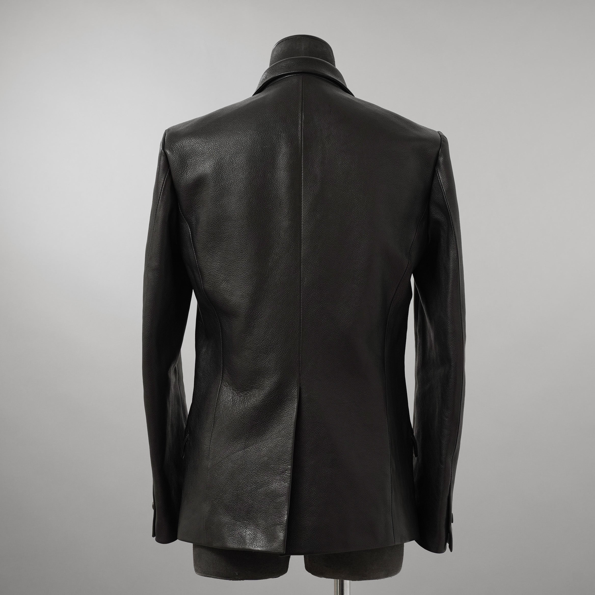 新品 ISAMU KATAYAMA BACKLASH イサムカタヤマ バックラッシュ / 23AW MARYAMイタリーキップ シュリンク / レザー テーラード ジャケット / 2010-03 / size M