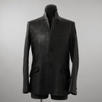 新品 ISAMU KATAYAMA BACKLASH イサムカタヤマ バックラッシュ / 23AW MARYAMイタリーキップ シュリンク / レザー テーラード ジャケット / 2010-03 / size M 123009-alm
