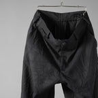 新品 Geoffrey B. Small ジェフリー B.スモール / 25SS Marzotto Vintage series 6420 virgin wool "Saglia Classica will cloth suiting Trouser" / HUP18 Special / パンツ / size 44 (BLACK)