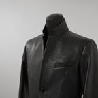 新品 ISAMU KATAYAMA BACKLASH イサムカタヤマ バックラッシュ / 23AW MARYAMイタリーキップ シュリンク / レザー テーラード ジャケット / 2010-03 / size M 123009-alm