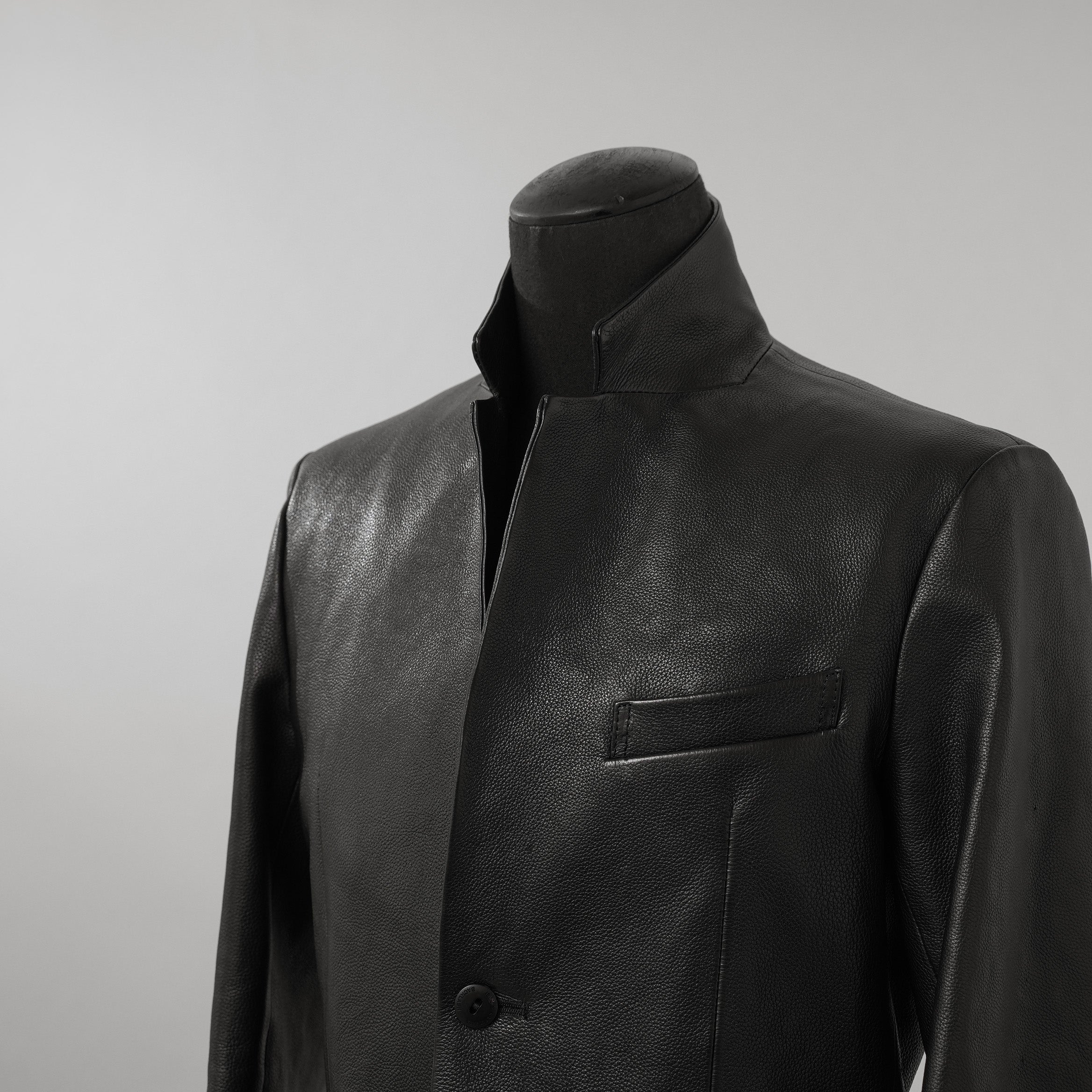 新品 ISAMU KATAYAMA BACKLASH イサムカタヤマ バックラッシュ / 23AW MARYAMイタリーキップ シュリンク / レザー テーラード ジャケット / 2010-03 / size M 123009-alm