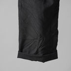 新品 Geoffrey B. Small ジェフリー B.スモール / 25SS Marzotto Vintage series 6420 virgin wool "Saglia Classica will cloth suiting Trouser" / HUP18 Special / パンツ / size 44 (BLACK)