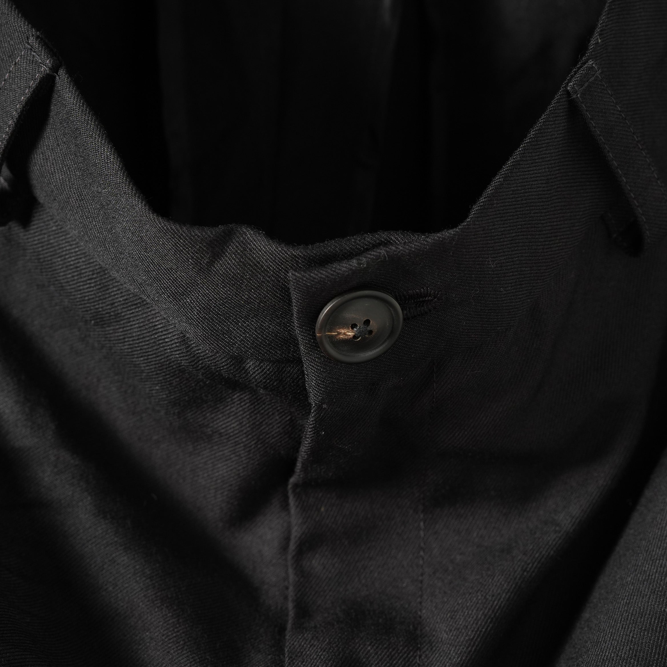 新品 Geoffrey B. Small ジェフリー B.スモール / 25SS Marzotto Vintage series 6420 virgin wool "Saglia Classica will cloth suiting Trouser" / HUP18 Special / パンツ / size 44 (BLACK)