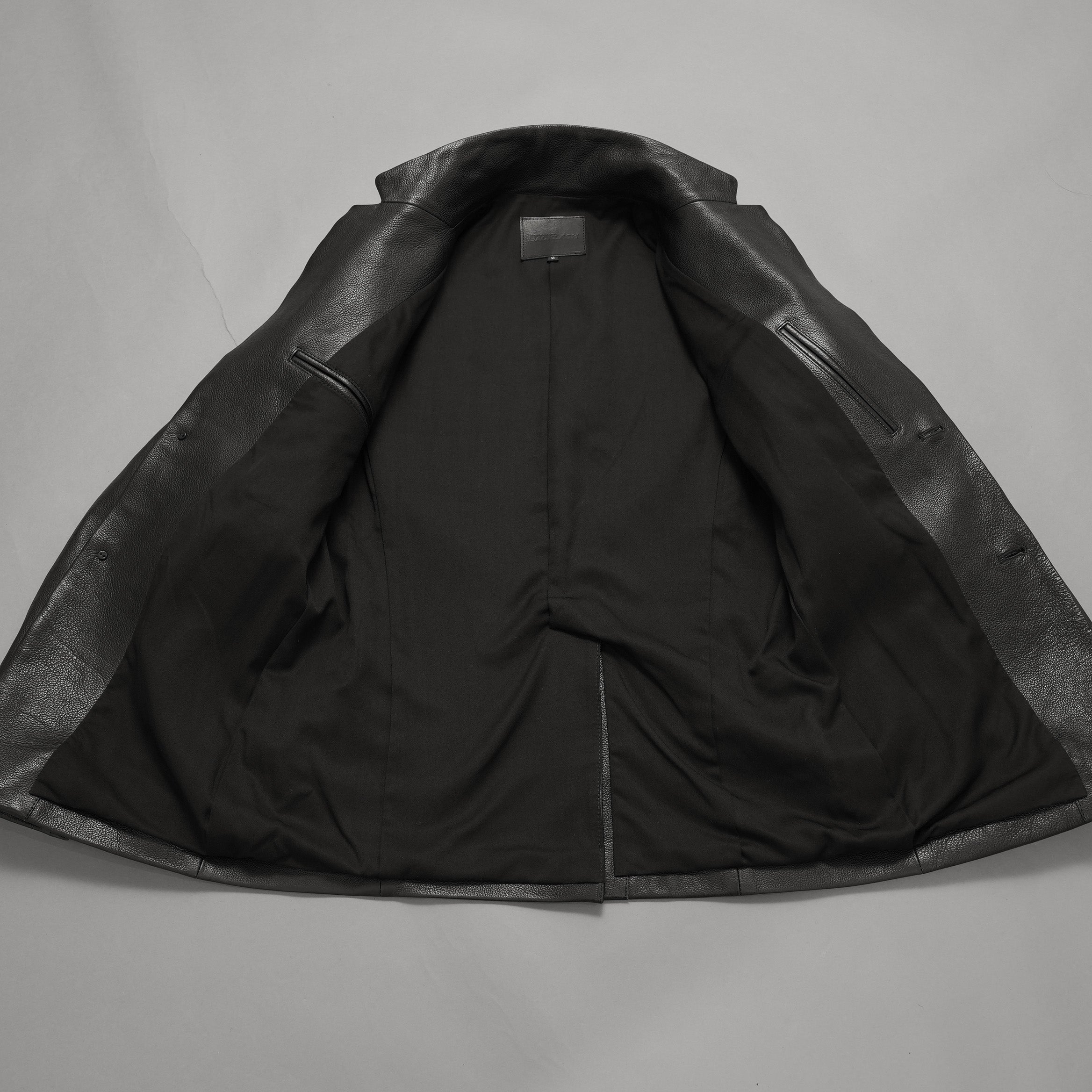 新品 ISAMU KATAYAMA BACKLASH イサムカタヤマ バックラッシュ / 23AW MARYAMイタリーキップ シュリンク / レザー テーラード ジャケット / 2010-03 / size M 123009-alm