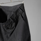 新品 Geoffrey B. Small ジェフリー B.スモール / 25SS Marzotto Vintage series 6420 virgin wool "Saglia Classica will cloth suiting Trouser" / HUP18 Special / パンツ / size 44 (BLACK)