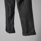 新品 Geoffrey B. Small ジェフリー B.スモール / 25SS Marzotto Vintage series 6420 virgin wool "Saglia Classica will cloth suiting Trouser" / HUP18 Special / パンツ / size 44 (BLACK)
