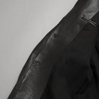 新品 ISAMU KATAYAMA BACKLASH イサムカタヤマ バックラッシュ / 23AW MARYAMイタリーキップ シュリンク / レザー テーラード ジャケット / 2010-03 / size M 123009-alm